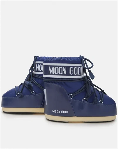 Moon Boot - Icon Low Nylon Støvle - Blue